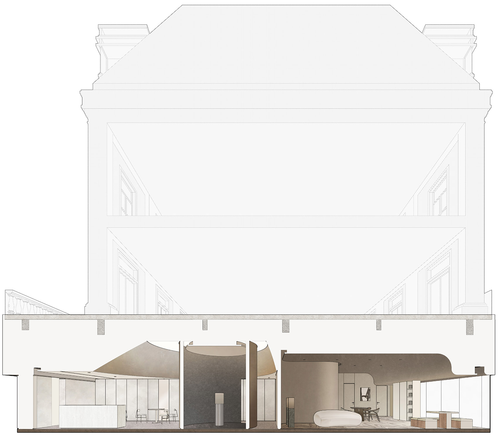 贞元珠宝云南展厅设计丨中国昆明丨F.O.G. Architecture-51