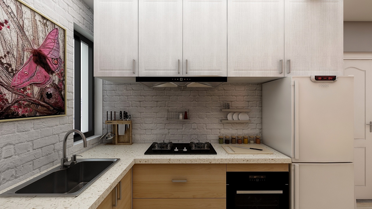 现代简约少女心住宅设计-9