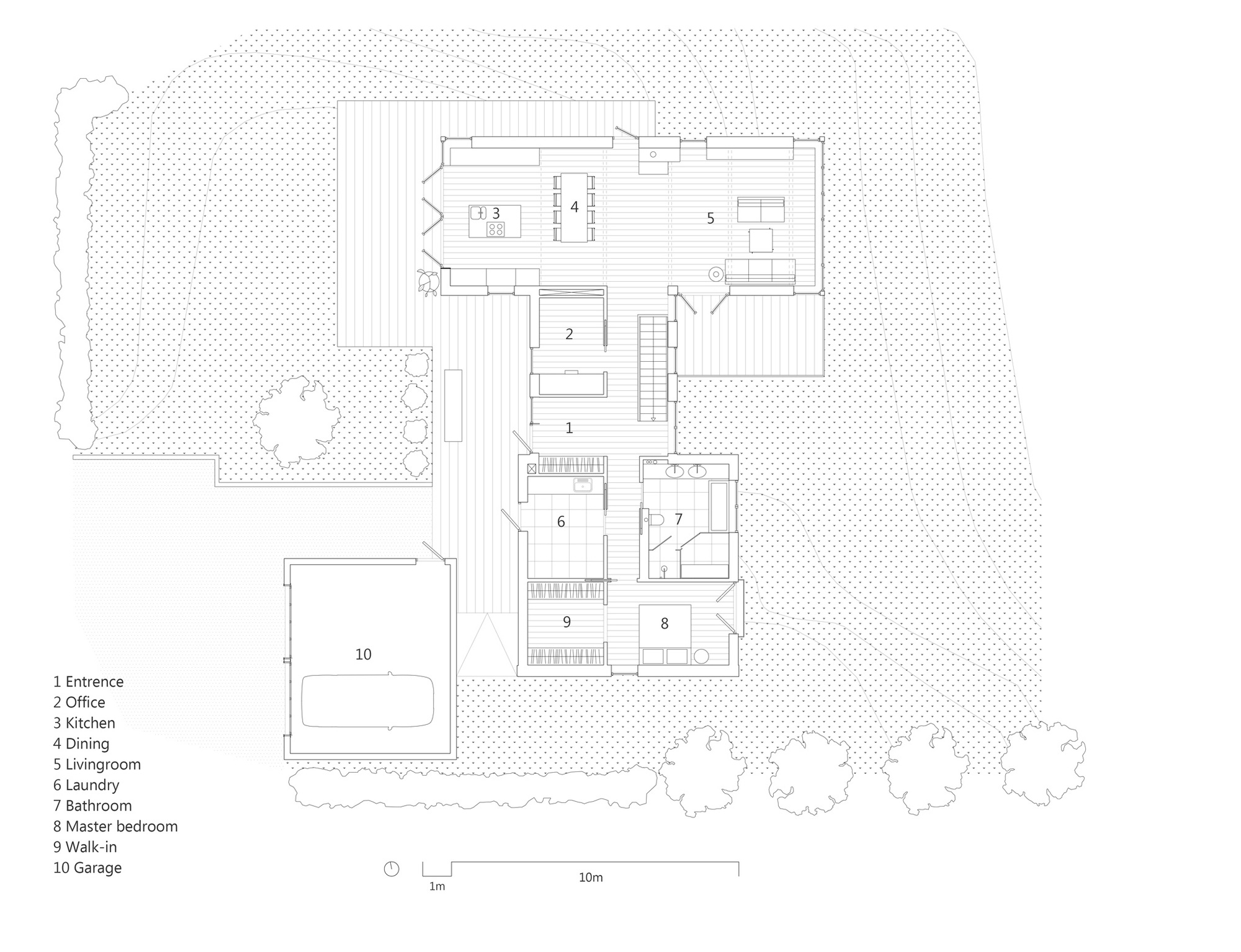 挪威特雷马克 Bolig Ekstrand House 别墅设计-3