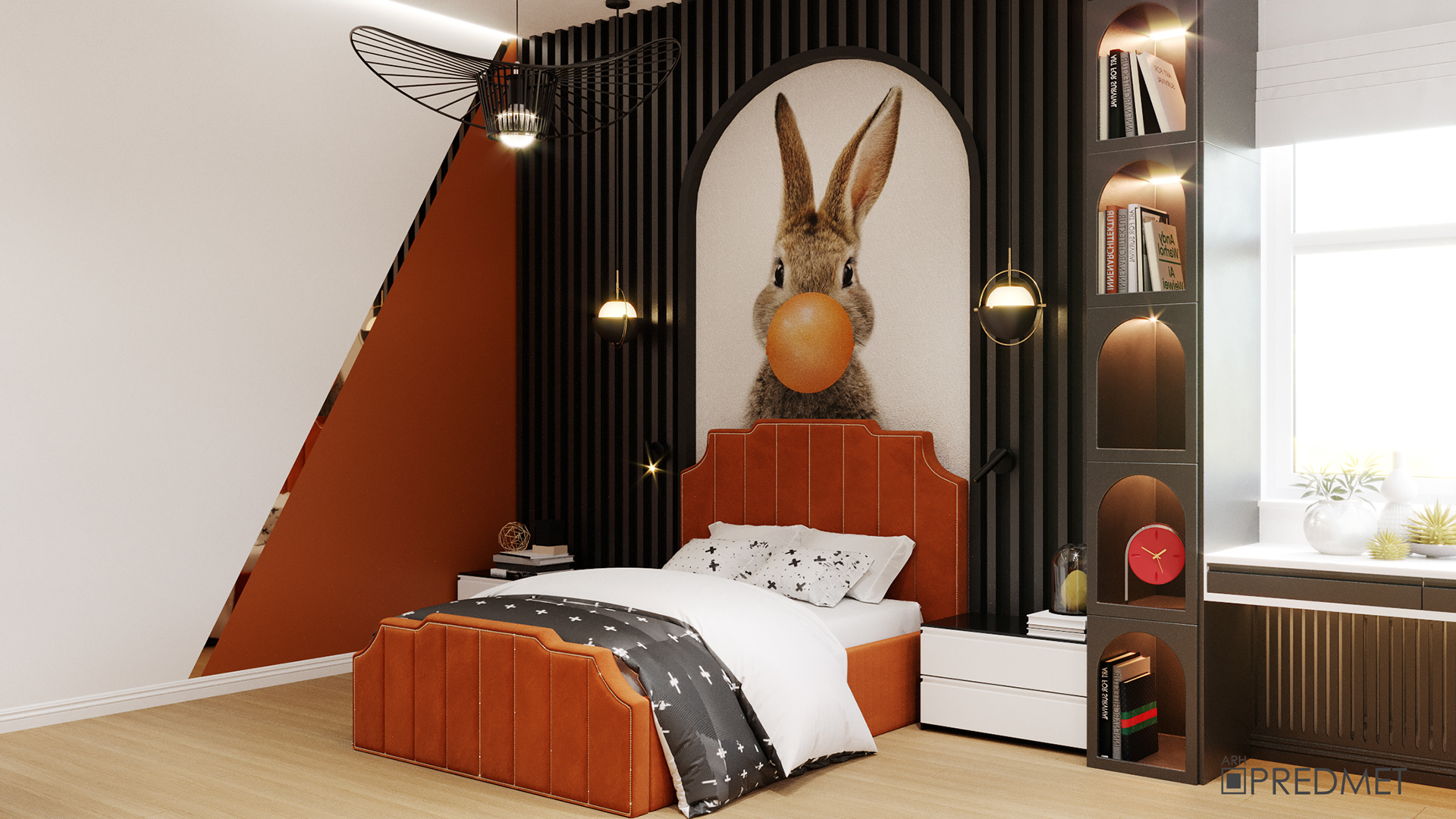 私人住宅二楼设计丨白俄罗斯明斯克-2