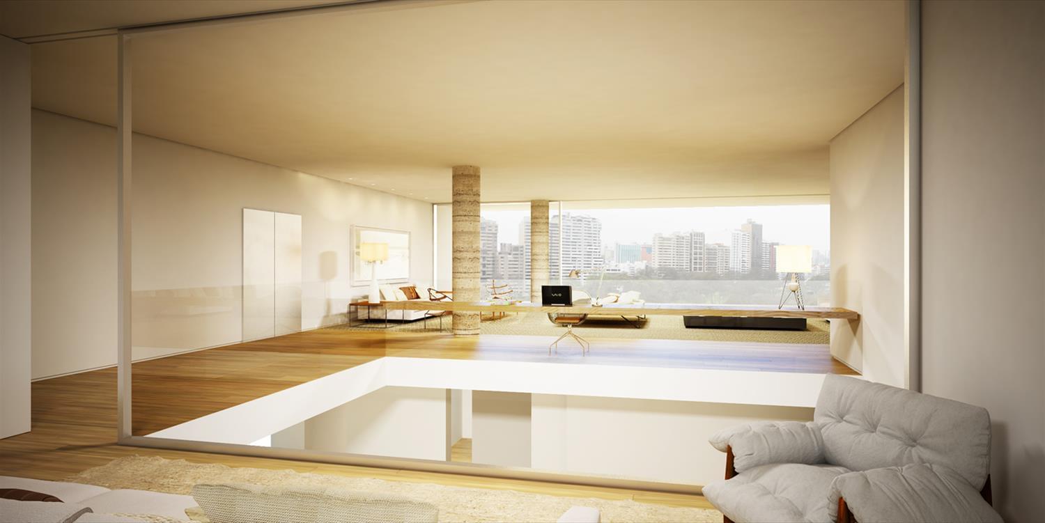 秘鲁利马住宅楼 | 木质与混凝土的完美融合-7