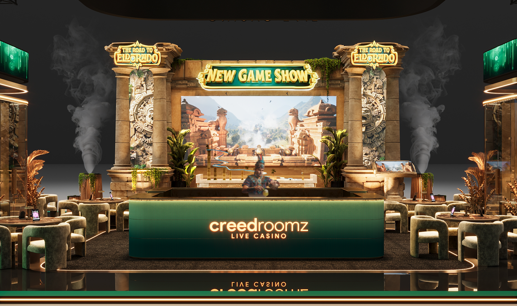ICE 2026 Creedroomz Stand Design-0