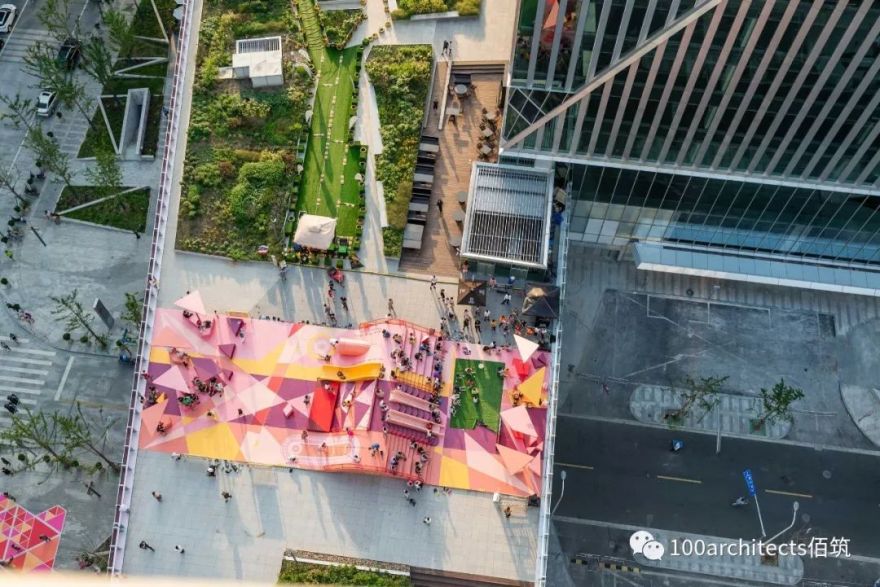 上海晶耀前滩“色彩大爆炸”公共空间设计-34