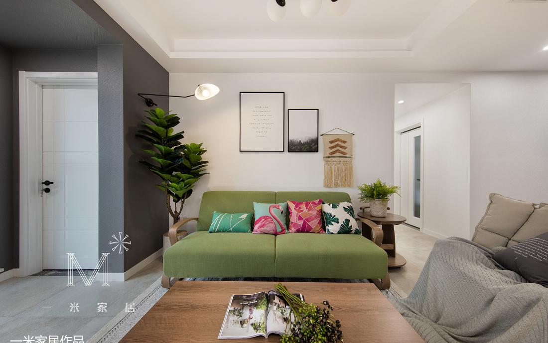 平层丨【一米家居】 ◣佳 音◥ 80m² 色彩-9
