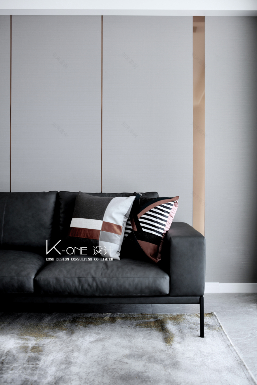 简约水泥灰,打造 152 平米现代精致生活空间-25