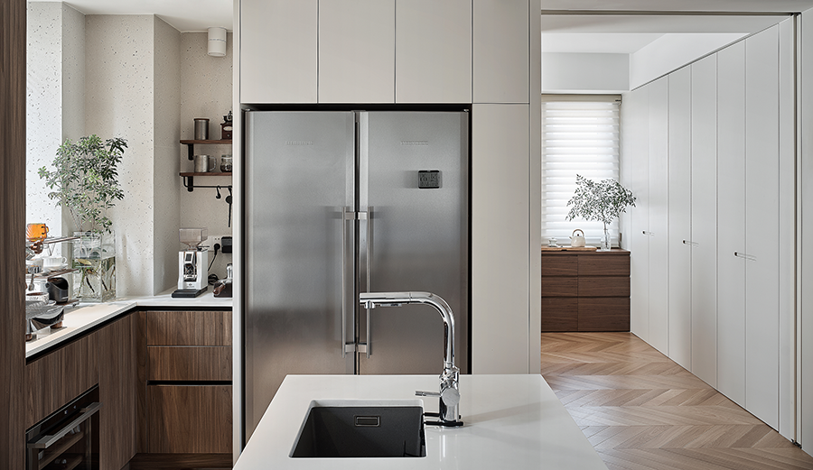 180㎡现代简约上跃， 敞开式设计的随性而居 | 与上设计-35