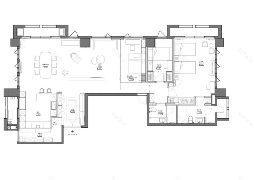 高雄 173 平米毛胚屋,牙医师夫妻的鎏金岁月家居-2