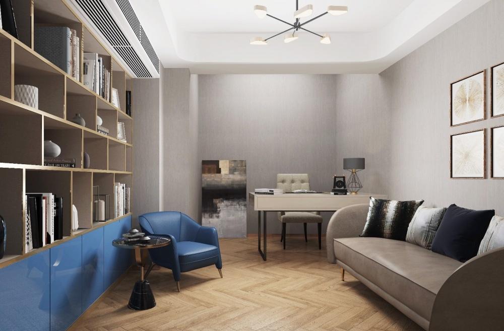 现代简约家居，白色烤漆玄关大板砖打造粉色浪漫空间-8