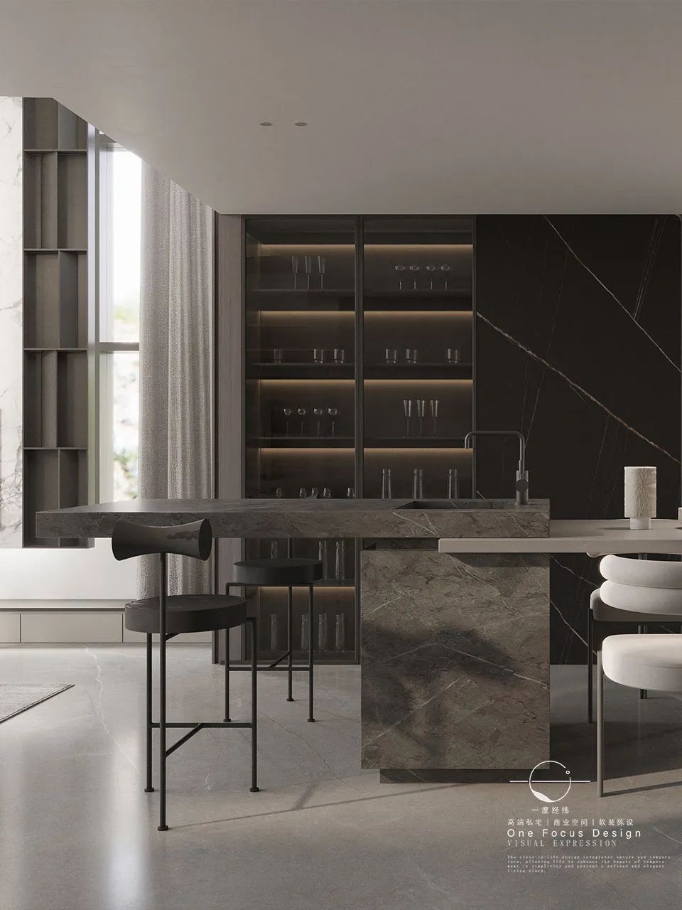 繁而不杂的现代简约家居设计丨中国深圳丨一度经纬-18