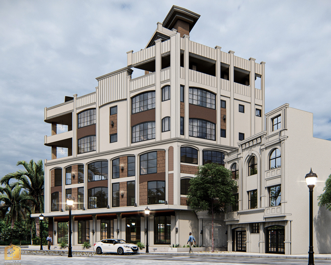 多功能建筑立面再设计丨Zodiac Company-9