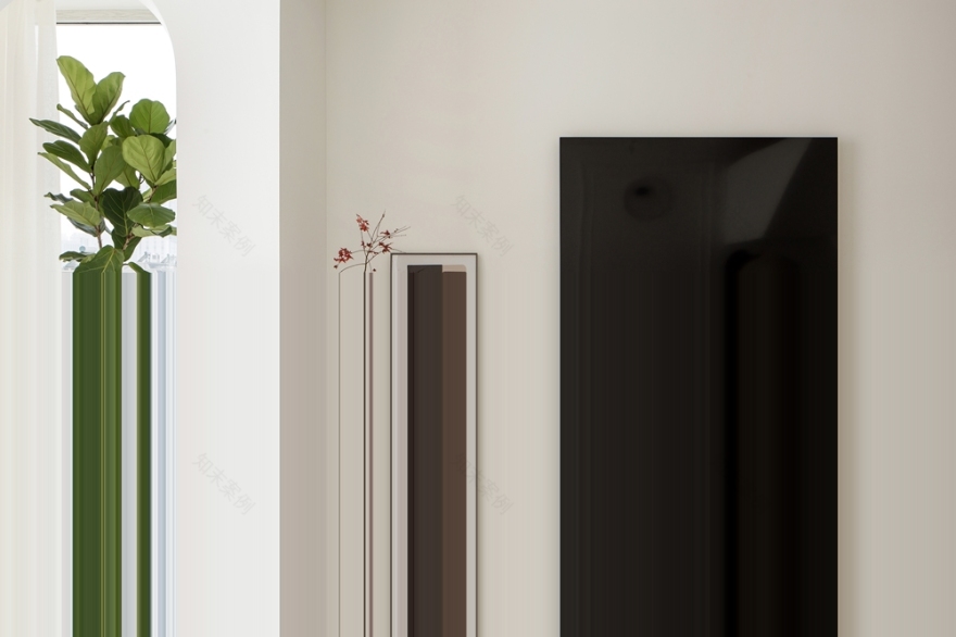 《梧叶逐秋》· 简约优雅的绿意家居丨吾舍空间设计-31