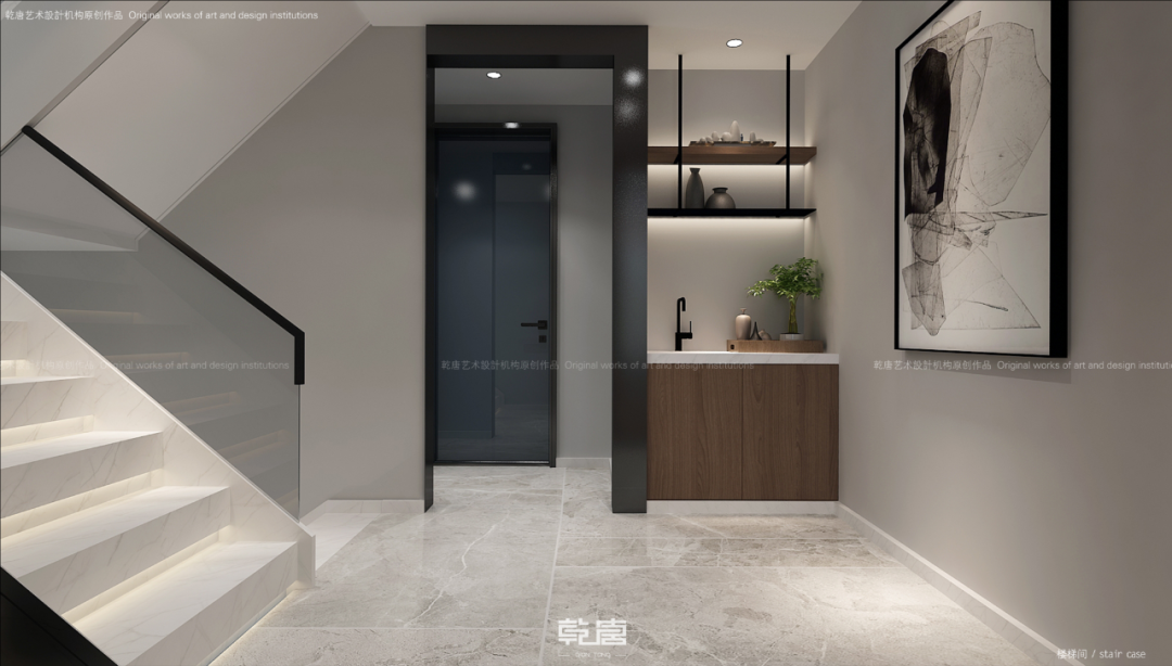 沈阳龙湖天宸原著现代新中式别墅设计丨中国沈阳丨TDD+e乾唐设计-22