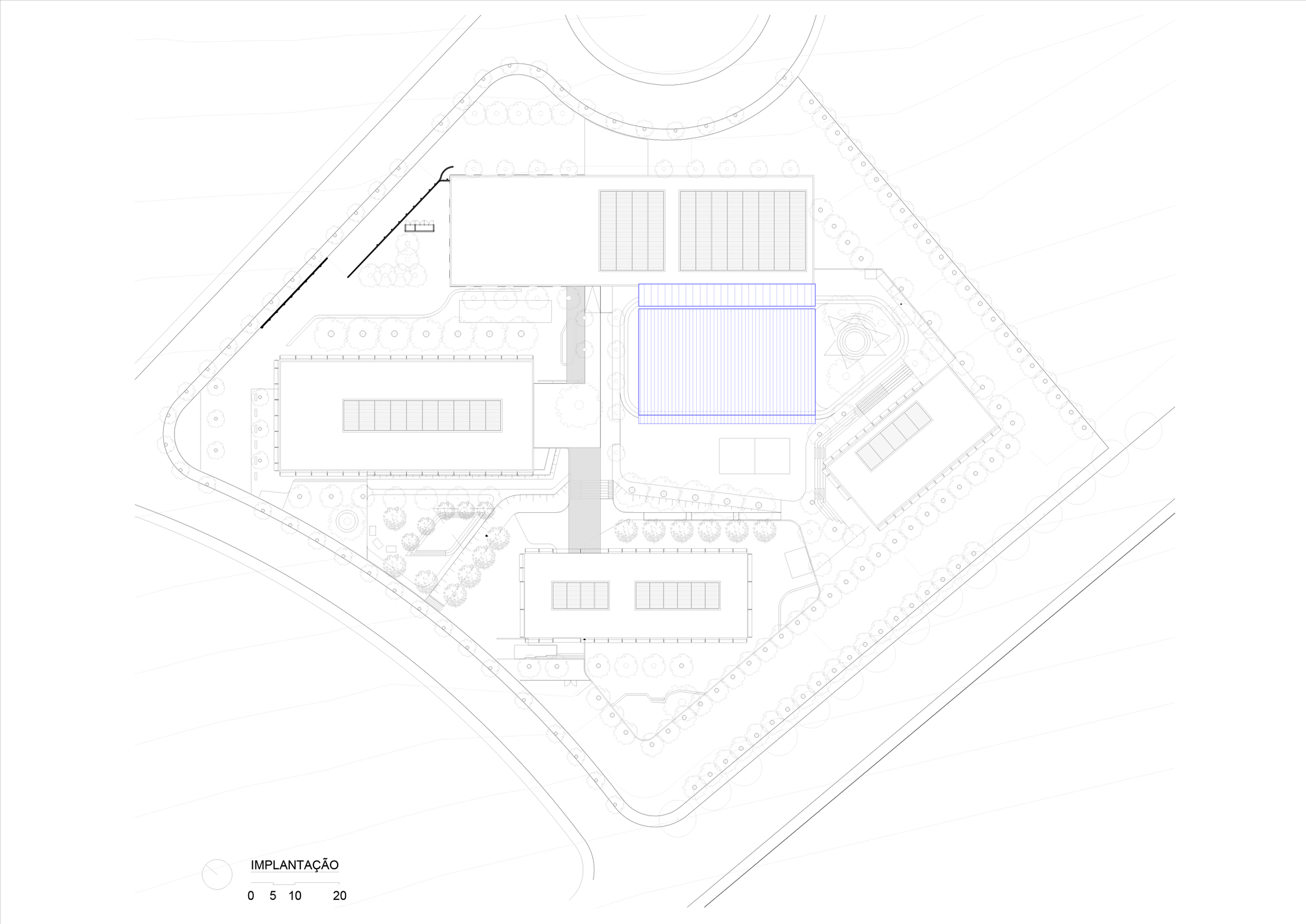 小王子校际球场(这里假设School Court为校际球场,若实际有更合适的释义,需依据具体情况调整) 丨巴西丨Ricardo Gusmao Arquitetos-29