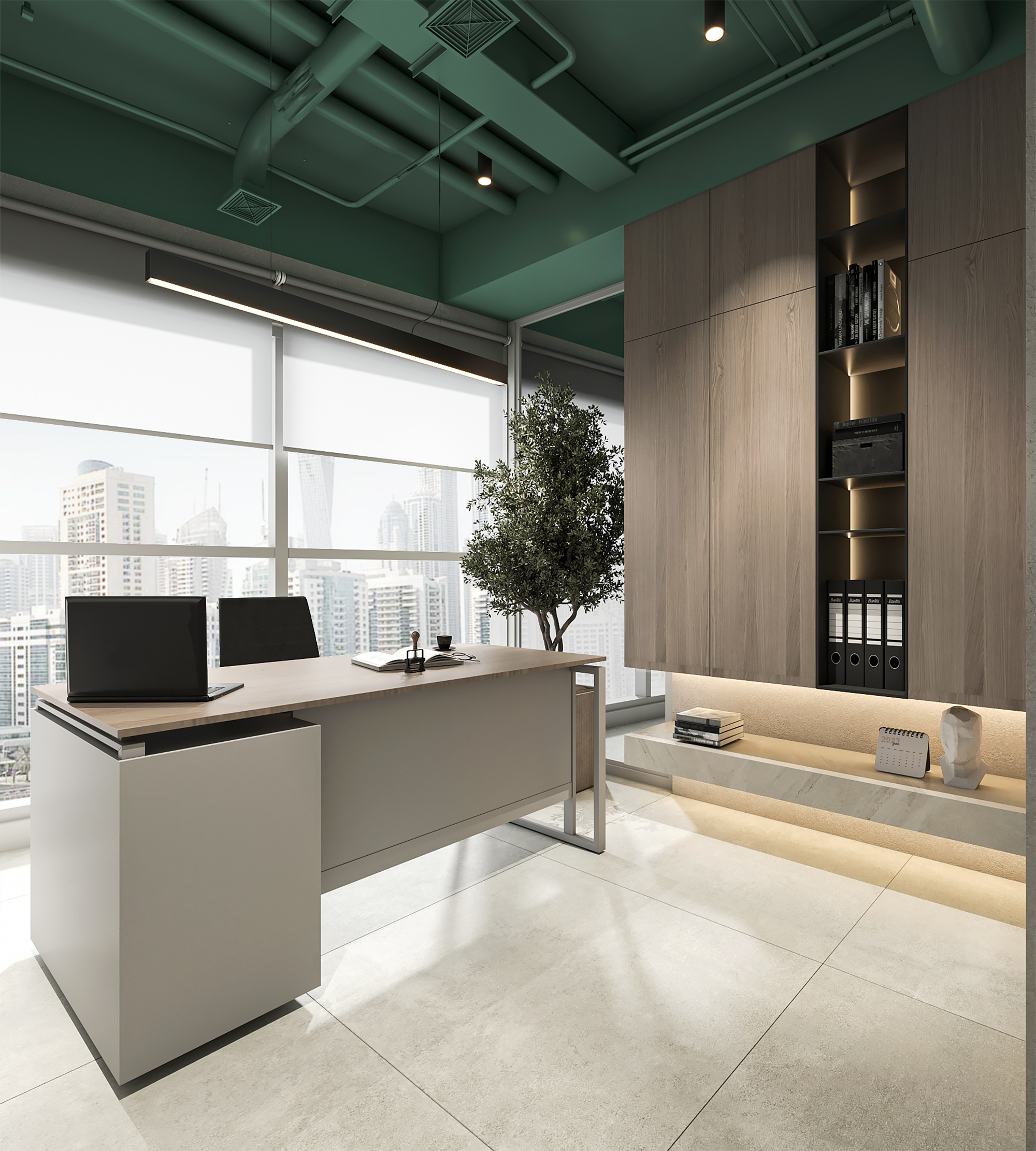 office interior design, Loc : Business Bay, Dubai !-1