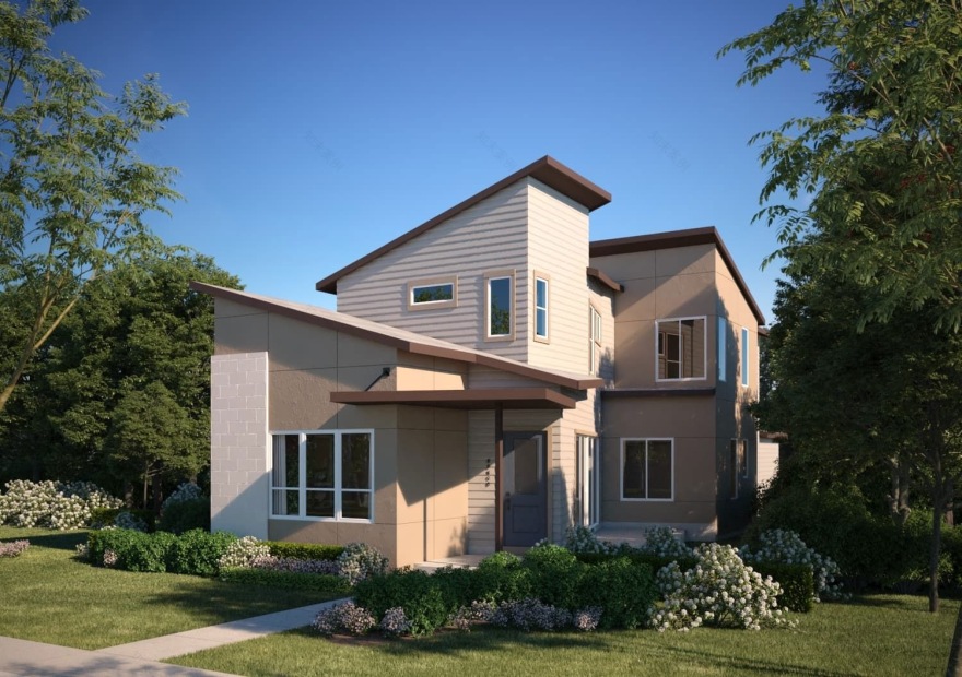 3D 外部渲染丨美国丹佛丨The 2D3D Floor Plan Company-17