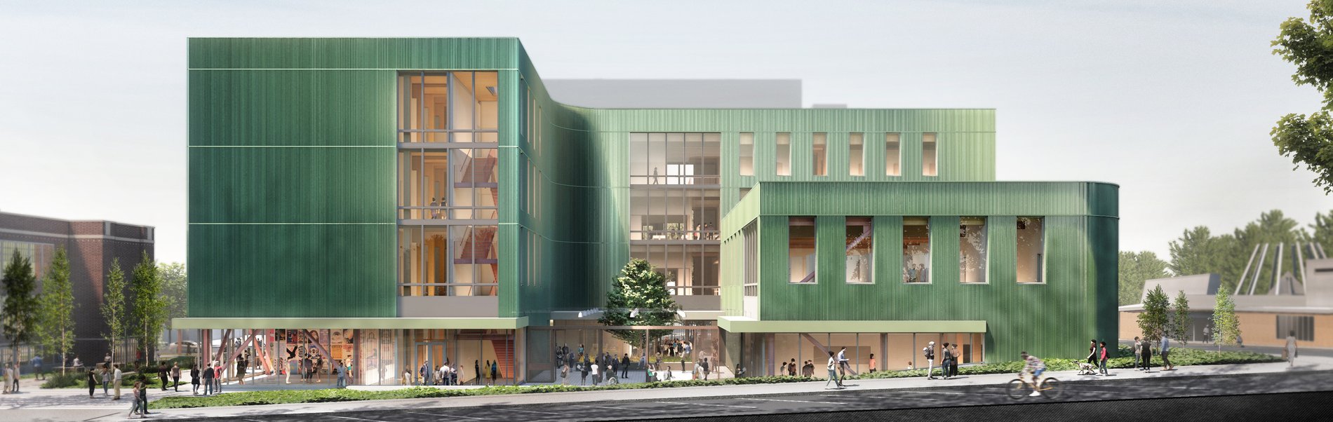 波特兰州立大学施尼策艺术与艺术史及设计学院大楼丨美国波特兰-0