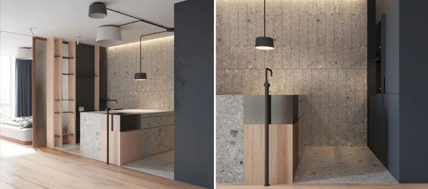 乌克兰基辅小公寓,原木与工业风的巧妙融合-21