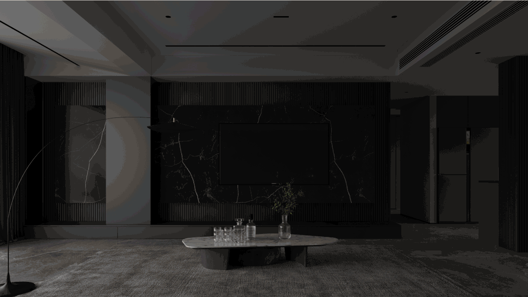 重庆壹号院暗黑风格现代极简设计丨中国重庆丨空一筑造-49