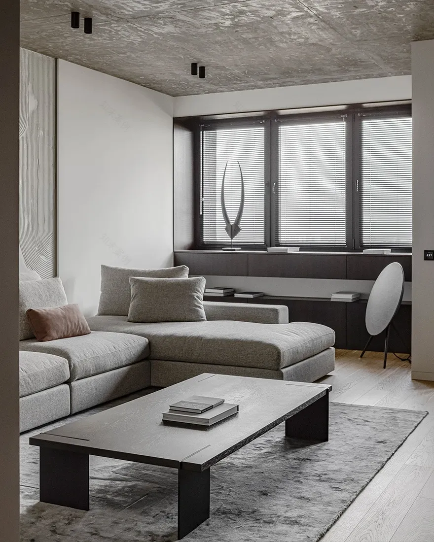 中心区75平明斯克 penthouse室内设计丨白俄罗斯明斯克丨Евгения Млынчик工作室-7