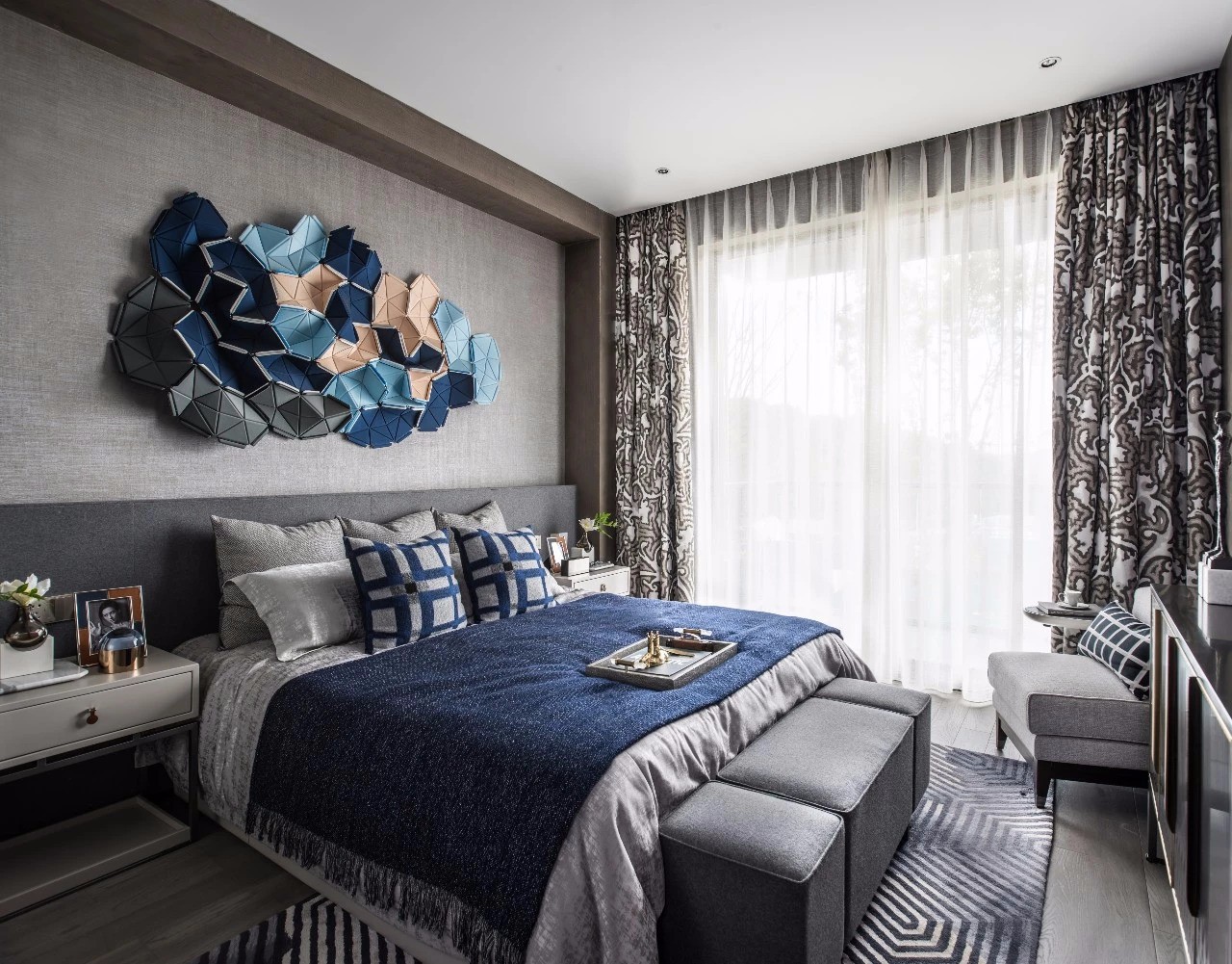 南京宝华山南麓高级灰现代风别墅设计-16