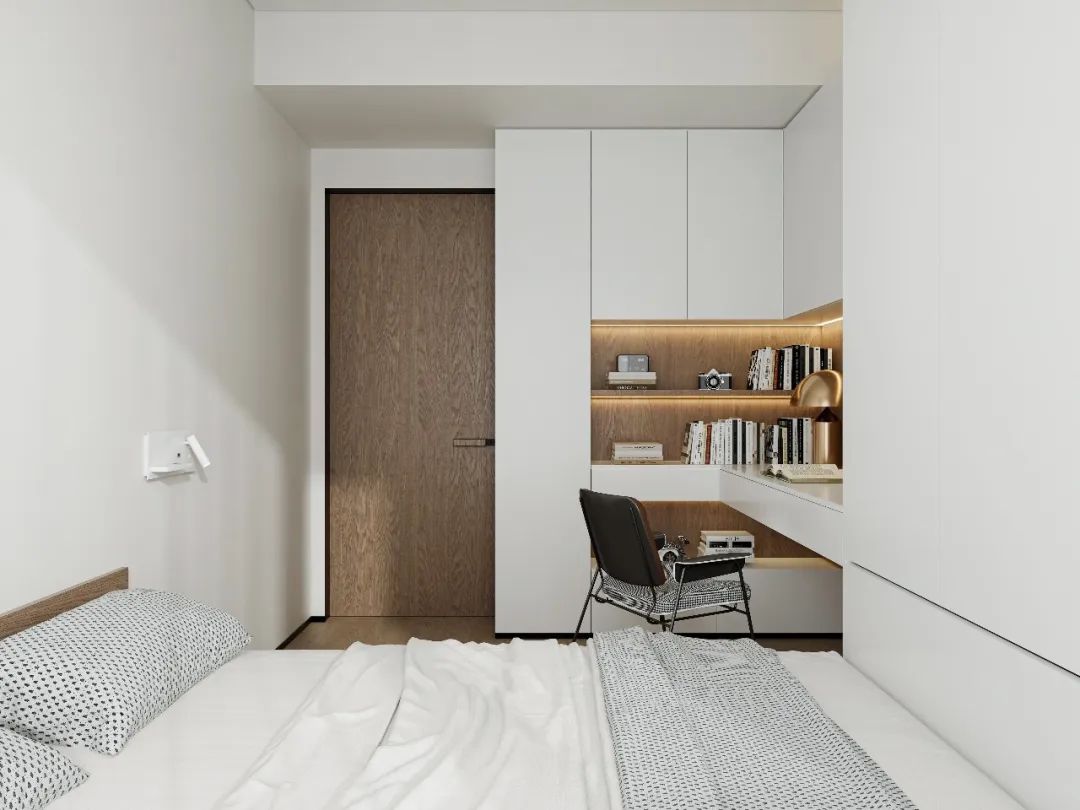 深圳盛合天宸 100㎡极简精装改造丨中国深圳-46