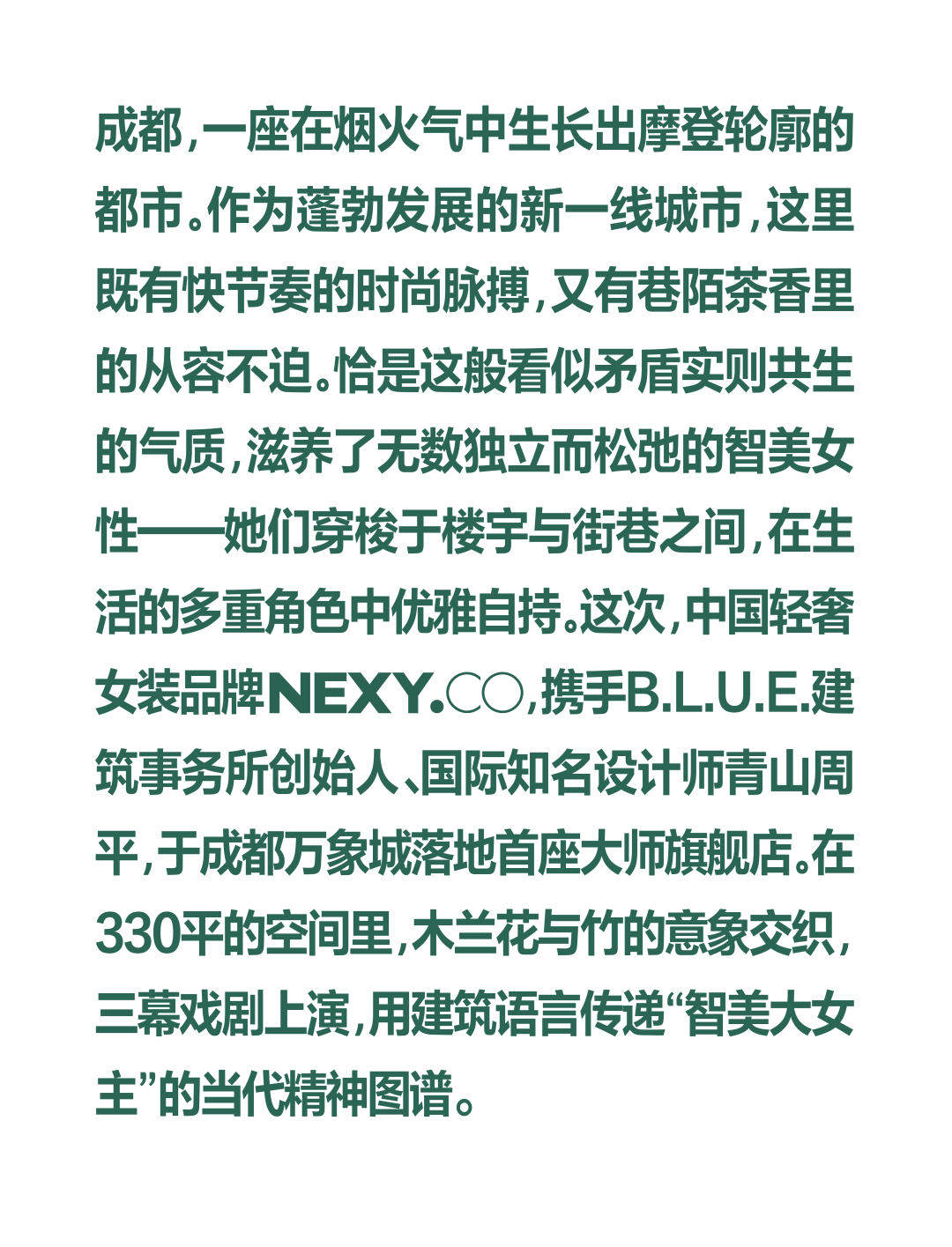 NEXY·CO与青山周平成都万象城大师旗舰店丨中国成都丨B.L.U.E.建筑事务所（青山周平）-1