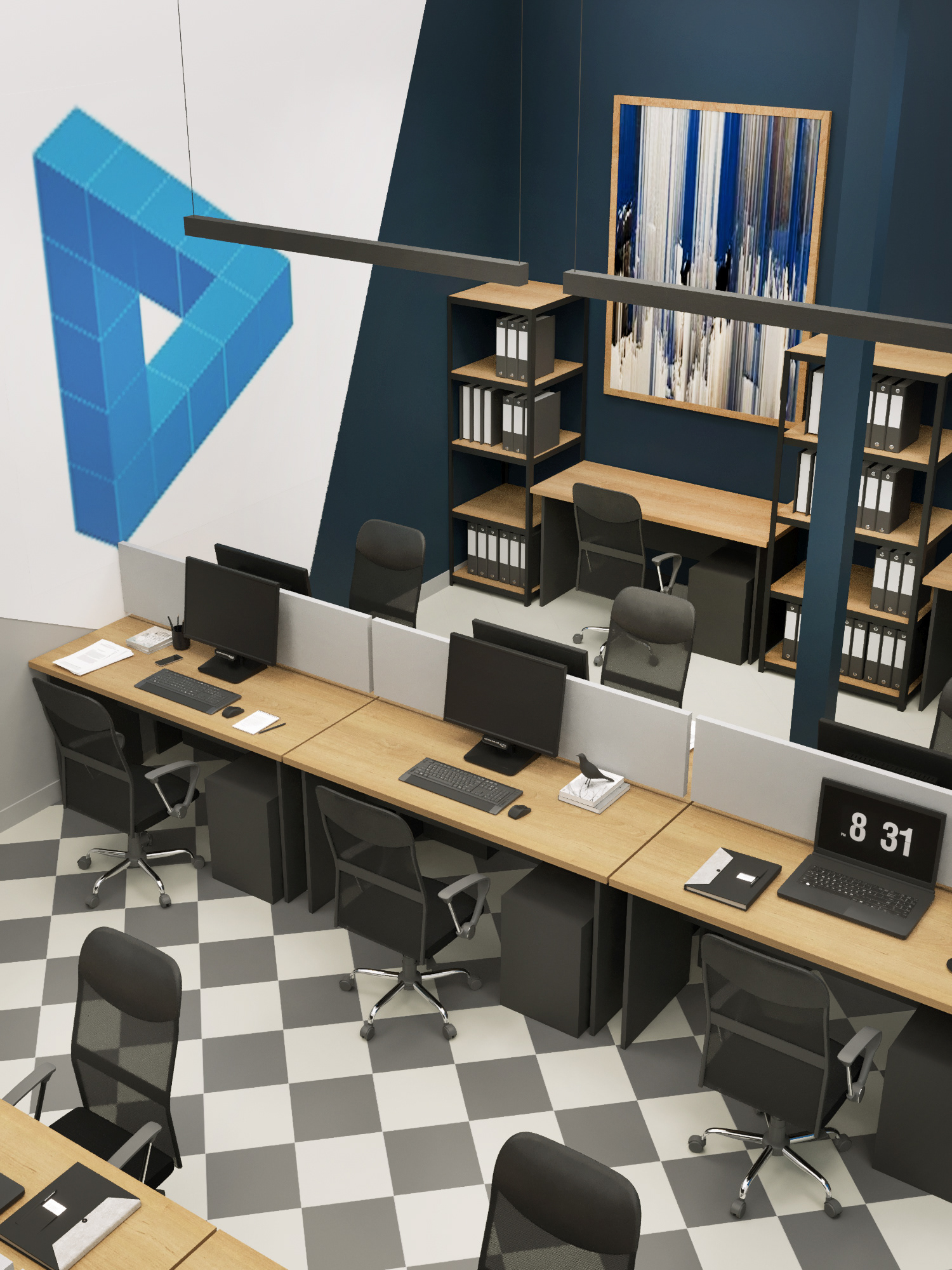 IT 公司办公室快速设计丨Kate Sirotkina-34