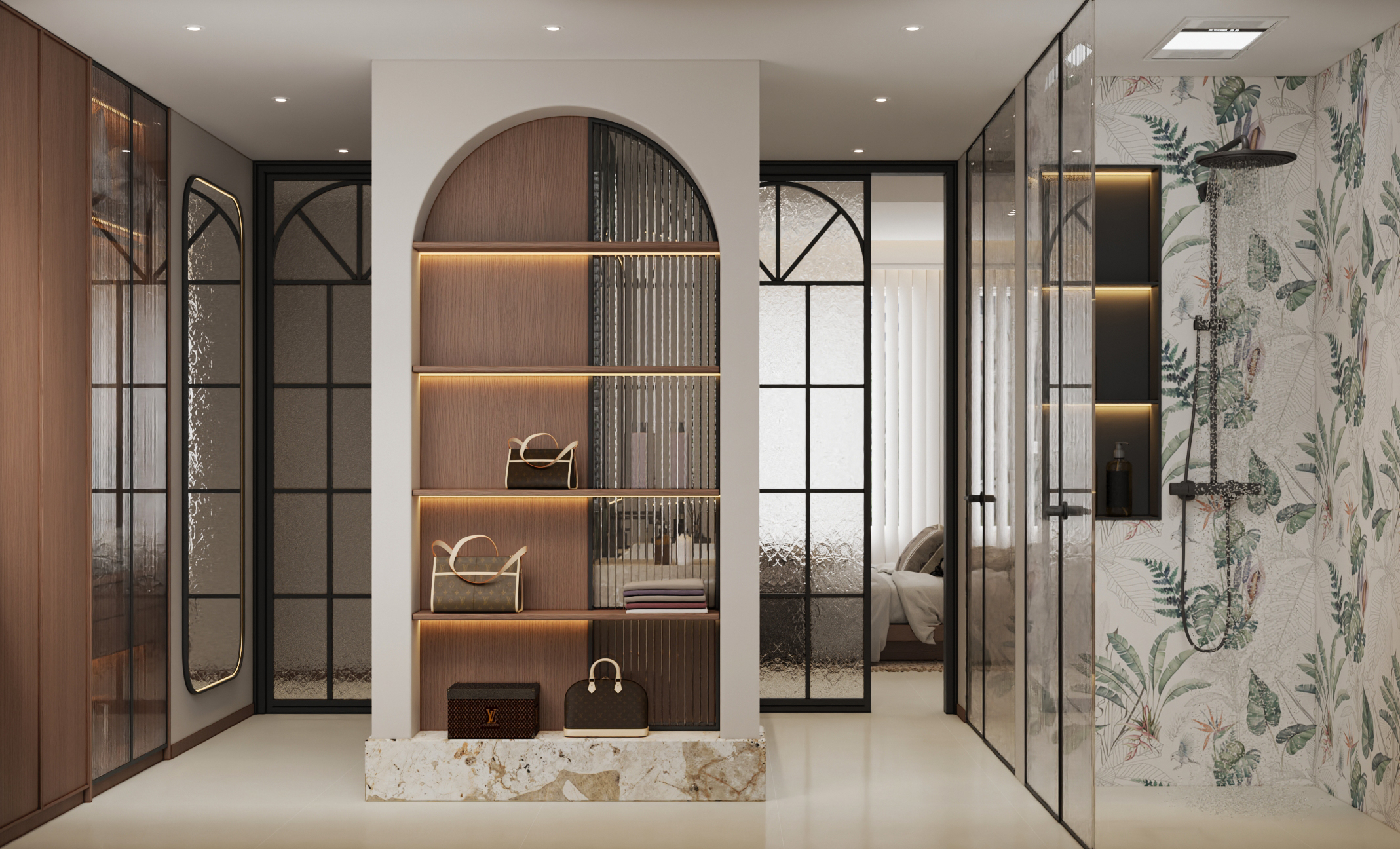 武汉-华发外滩首府145平 中古风-10