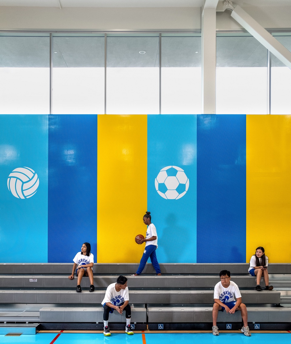 洛杉矶 Berendo 中学新体育馆丨美国洛杉矶丨CO Architects-5
