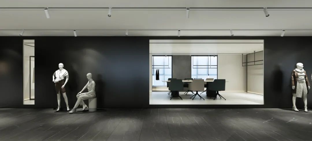 绍兴万里进出口办公空间 | 黑与白的隐喻世界-157