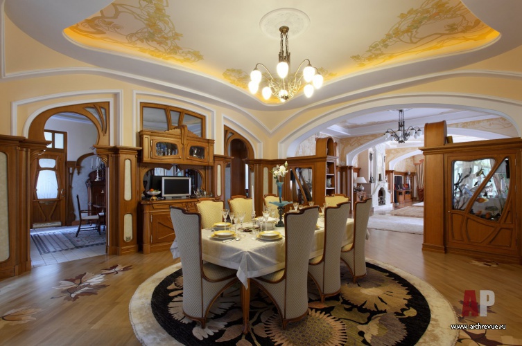 现代风格庄园室内外设计项目丨俄罗斯莫斯科-43