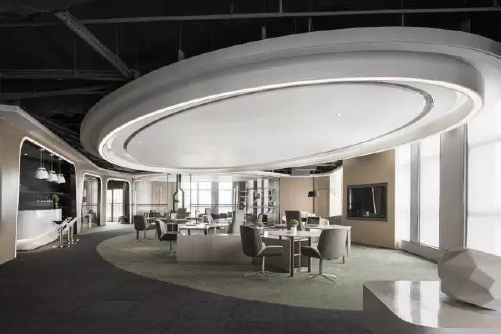 中粮天悦壹号办公展示空间设计-21