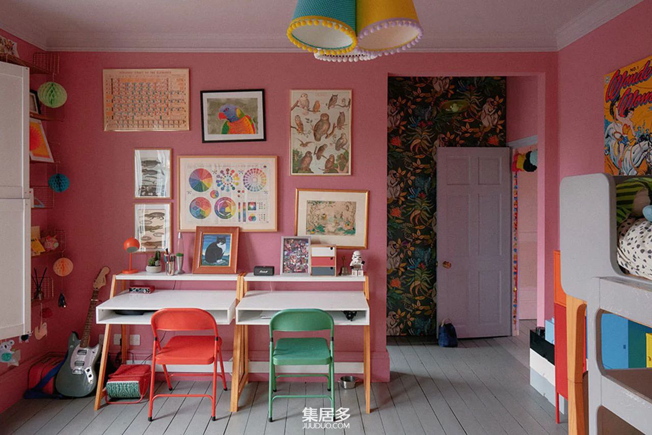 伦敦大胆色彩住宅丨英国伦敦-34