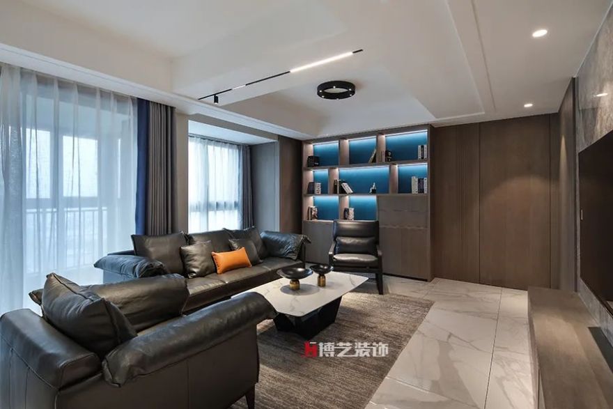 嘉兴优尚花园 150㎡现代简约设计,大气而简约的生活空间-20