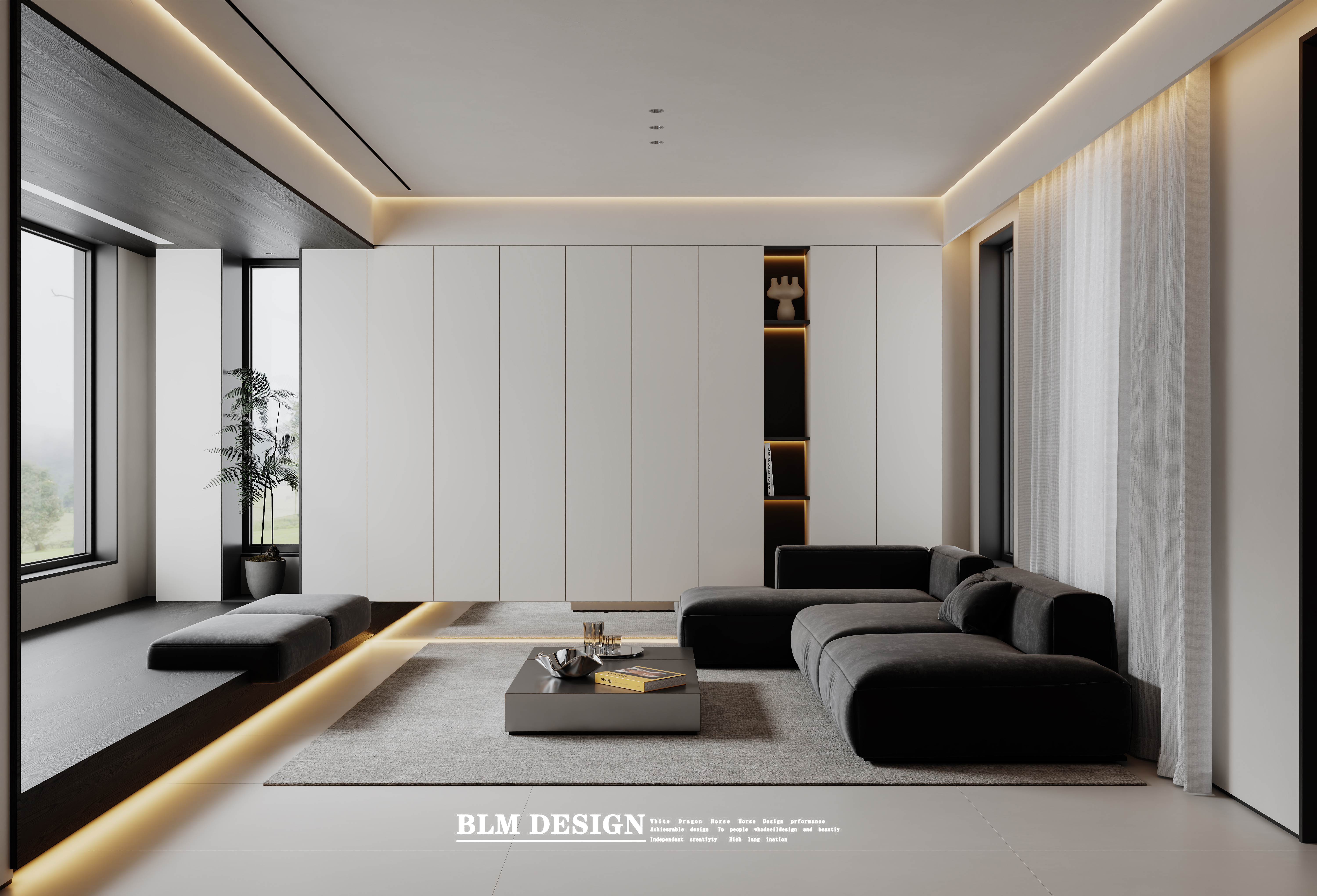 高冷意式——白龙马效果图-2