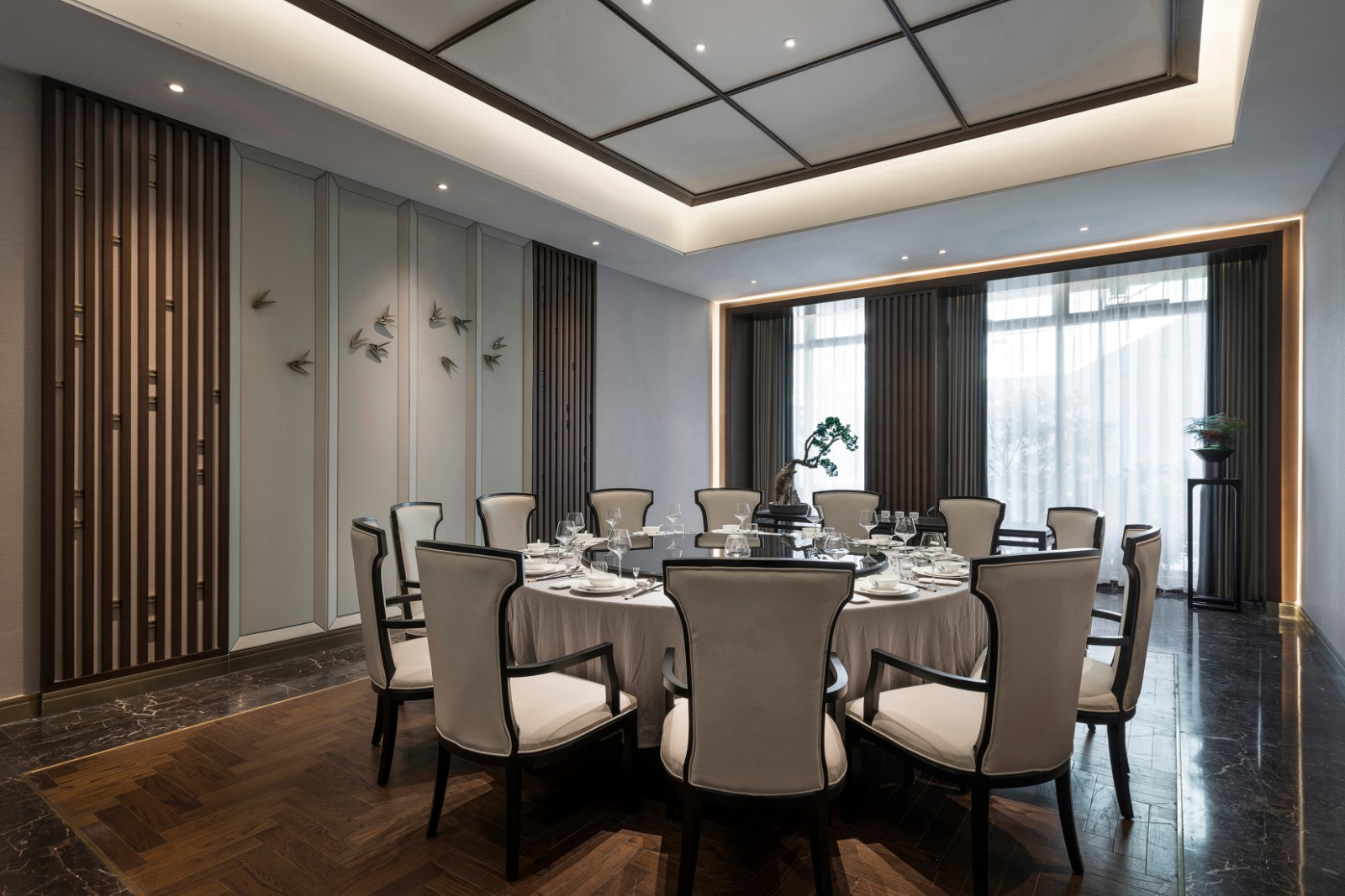 一席瓯江长卷，再现秀山丽水，演绎中式意蕴▪绿谷春天酒店  宣驰设计-34