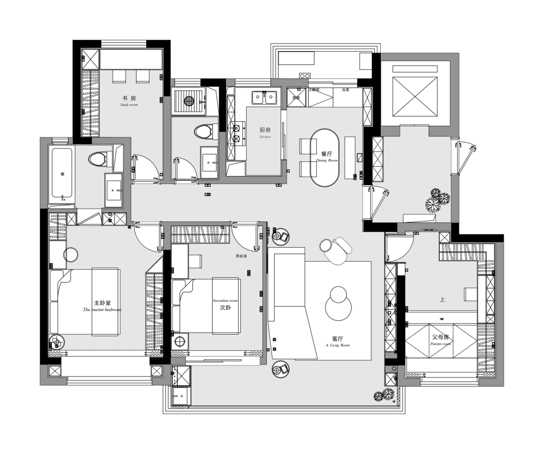 色彩斑斓的家 · 晓安设计打造温馨热闹的私宅-9