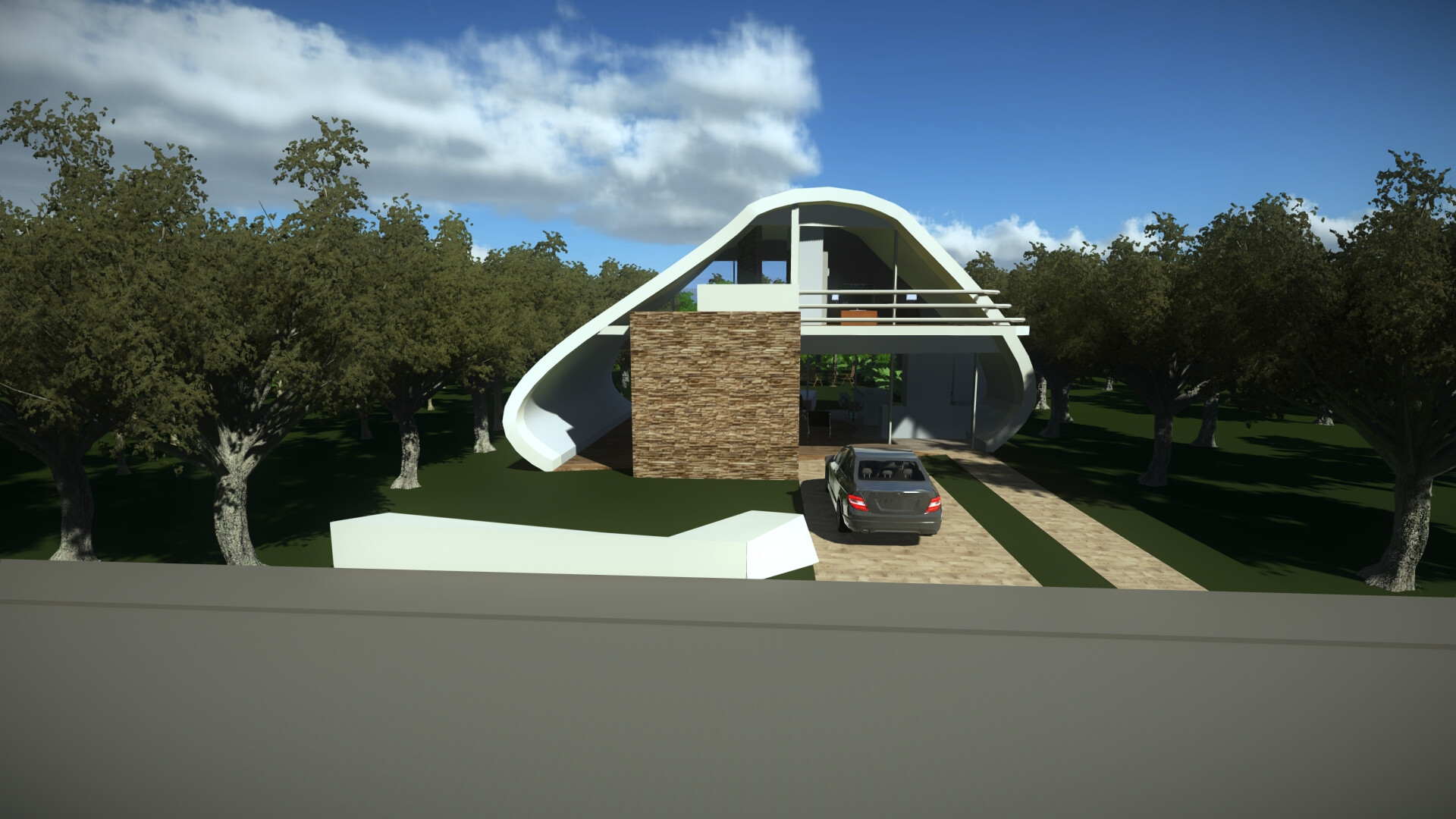 墨西哥森林中的绿意金字塔-13