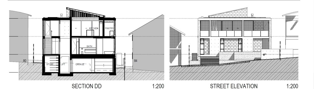 澳大利亚伯恩海滩混凝土住宅-41