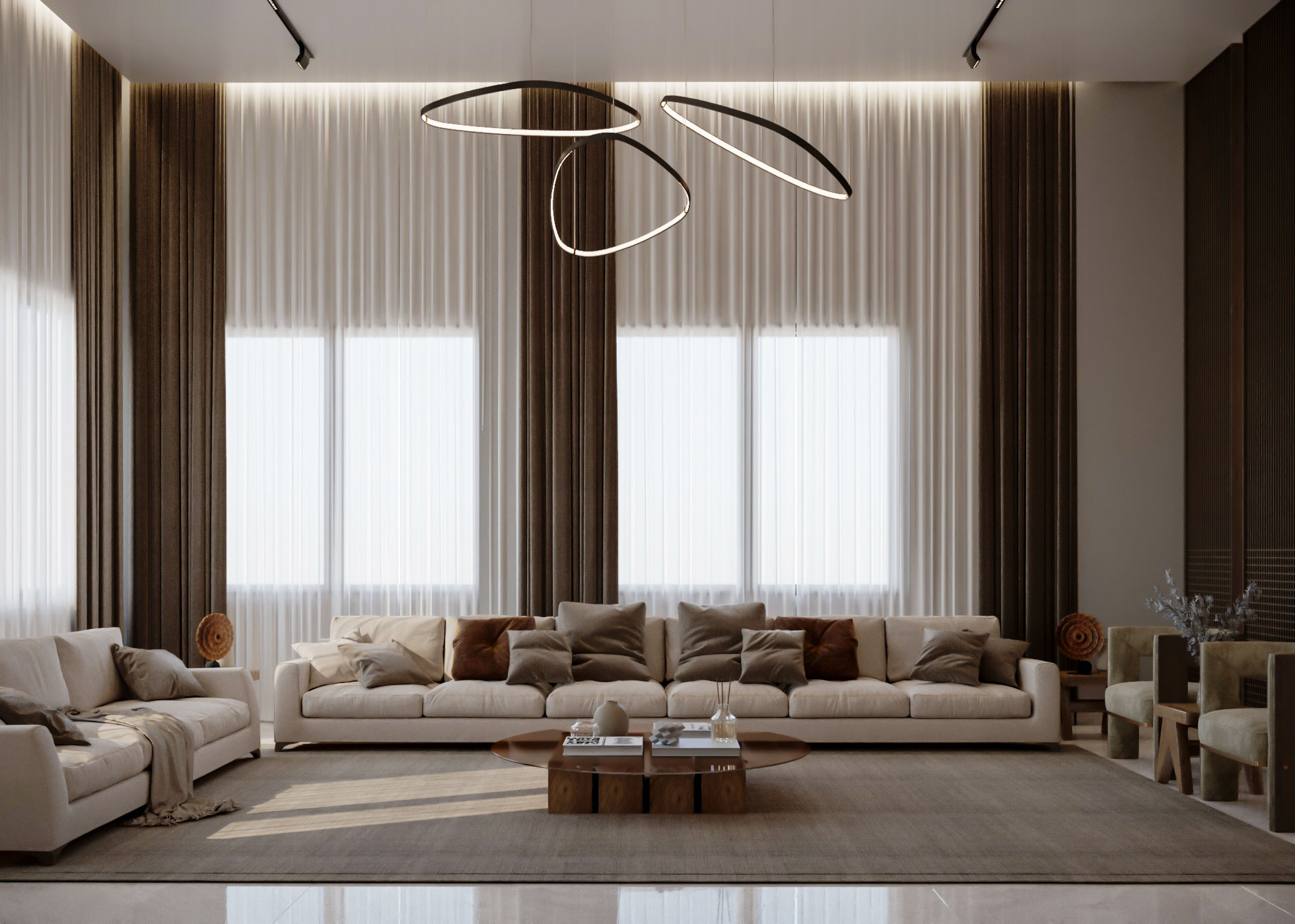 与用餐的侘寂风格一起生活丨Ghanem 设计工作室-5