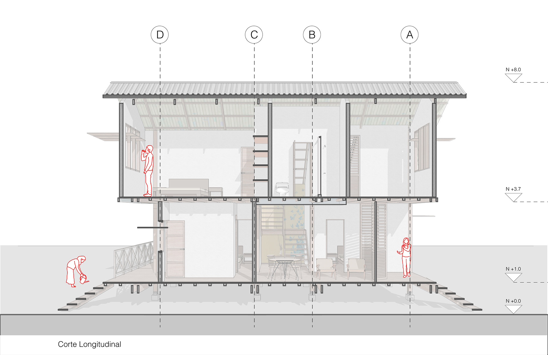 农村可持续社会住房原型设计竞赛丨哥伦比亚考卡-30