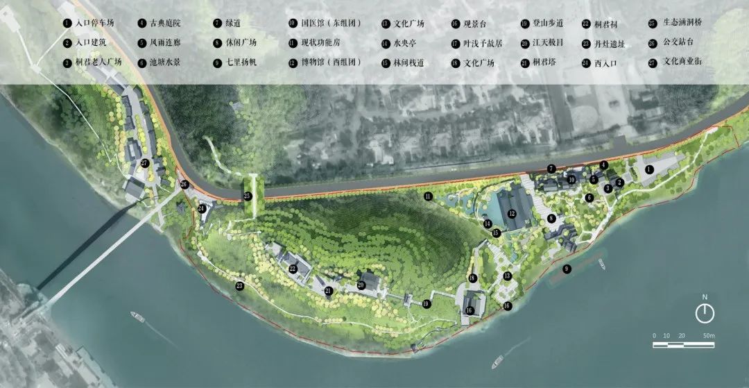 桐庐桐君山改造提升工程设计丨中国杭州丨GED 格境设计-8