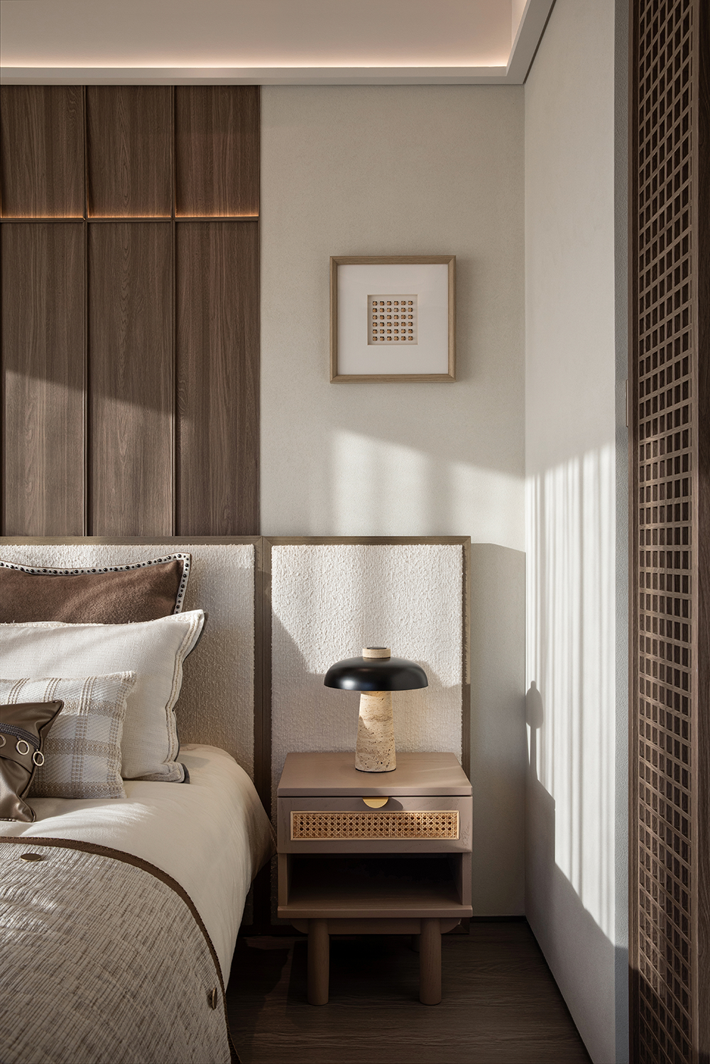 万宁·万华万岭麓湾上叠别墅样板间丨中国万宁丨深圳市盘石室内设计有限公司,万华室内设计中心-17