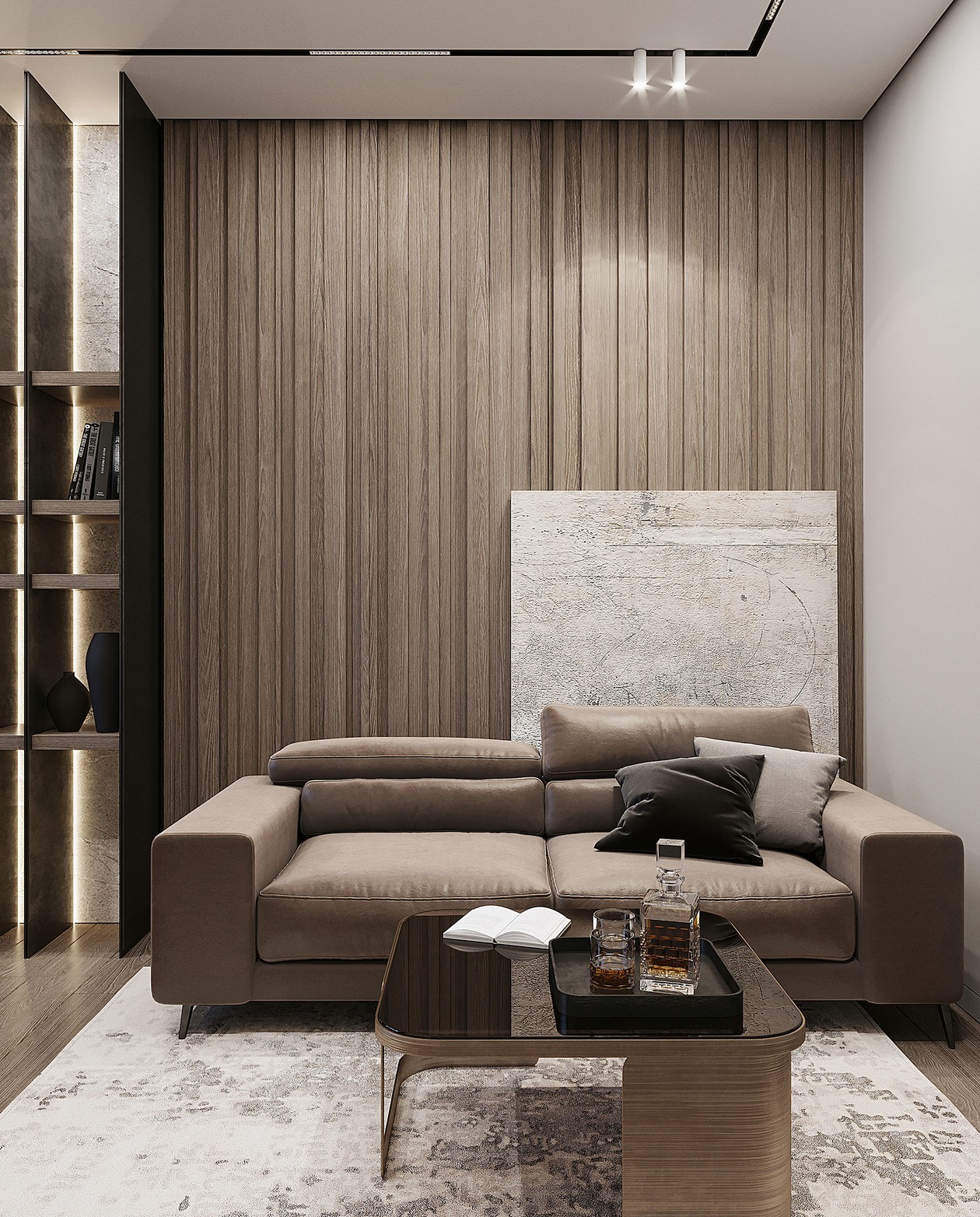 80㎡高级色系公寓设计 这才叫格调！-24