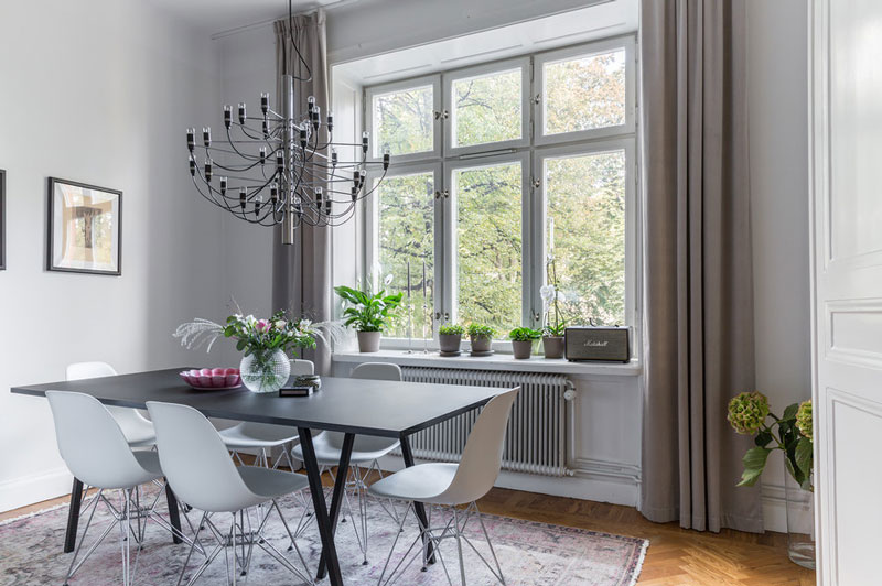 斯德哥尔摩优雅白色室内设计项目丨瑞典斯德哥尔摩-6