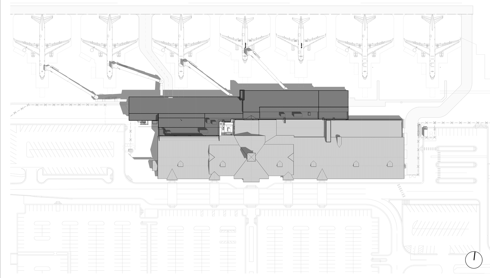 美国鹰县地区机场候机厅-40