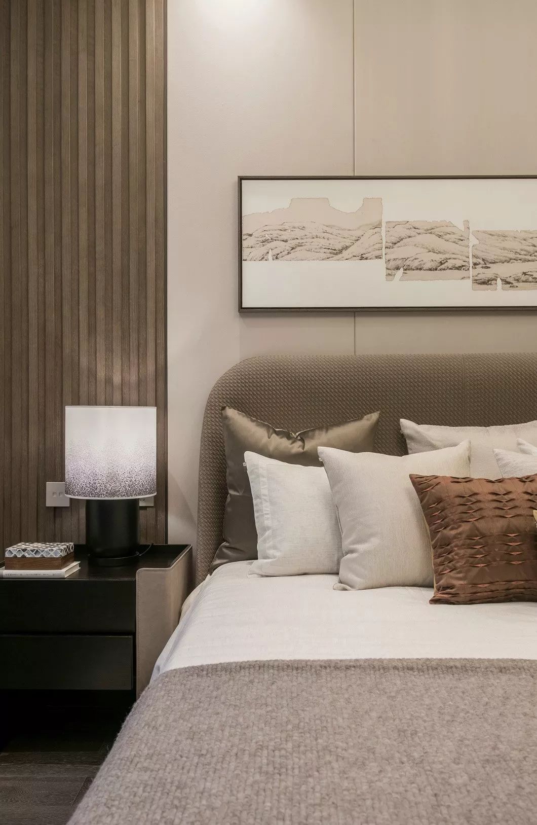 大地色与中式蓝的完美融合，打造优雅简约的人居空间-19