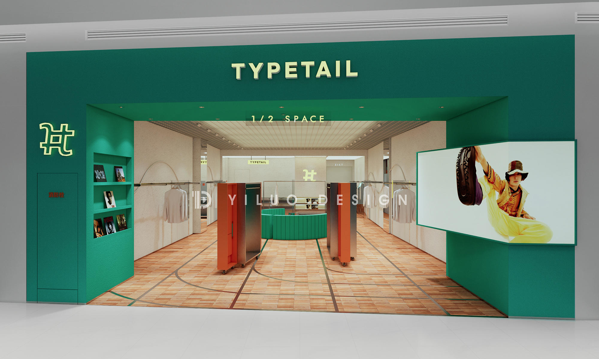 杭州 TYPETAIL 服装店铺空间设计丨中国杭州丨YILUO DESIGN STUDIO-12