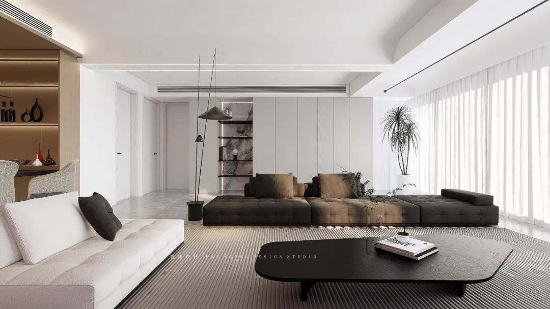 现代四房两厅设计丨壹柒设计-12