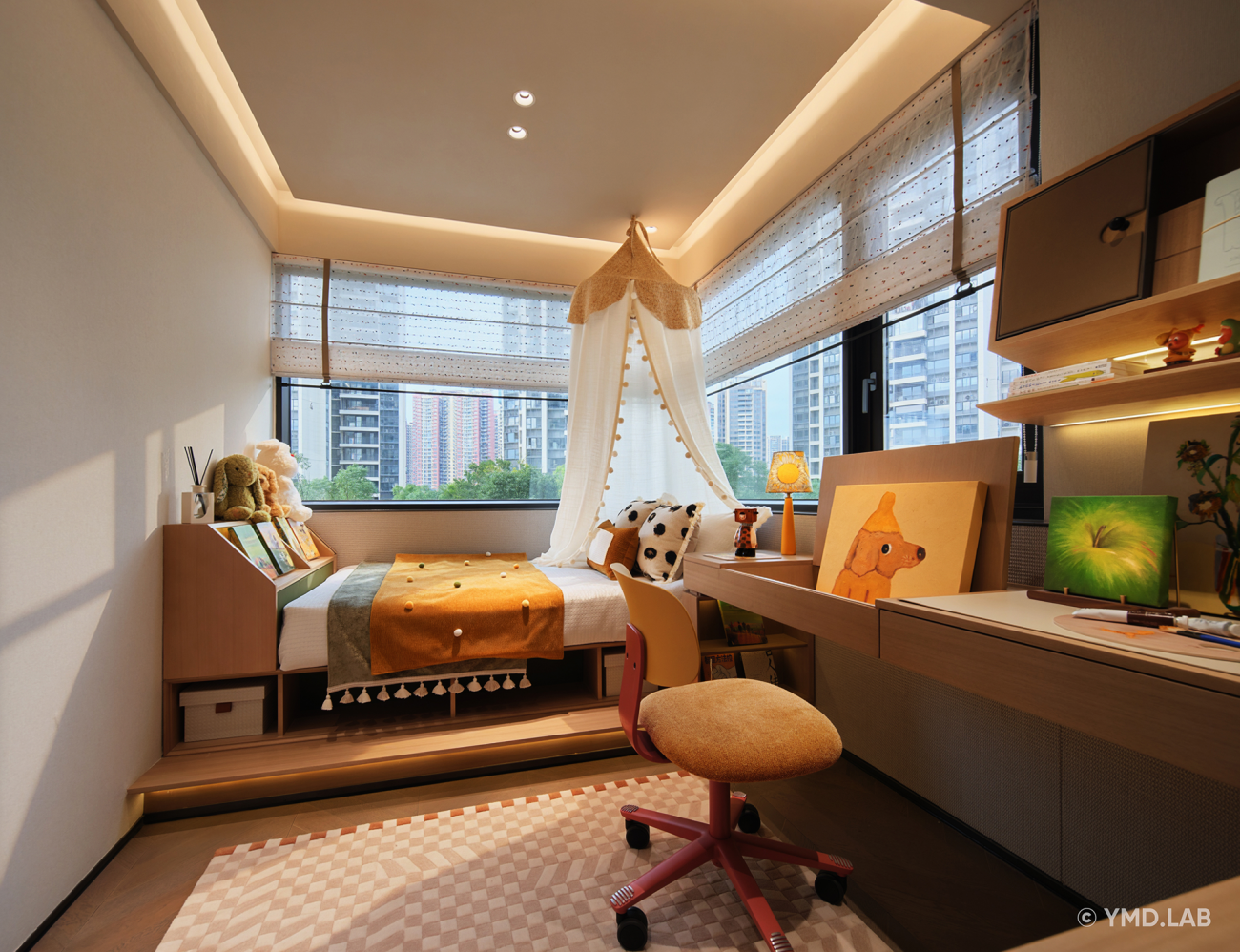 岳蒙设计 | 粤东润溪花园样板间-27